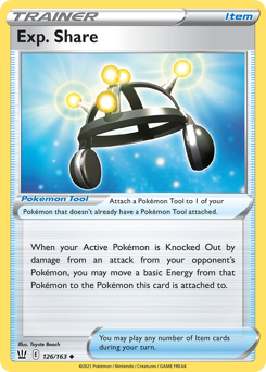 Exp. Share — Battle Styles 126/163