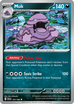 Muk — Scarlet & Violet 127/198