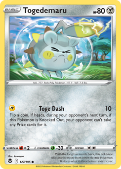 Togedemaru — Silver Tempest 127/195