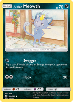 Alolan Meowth — Cosmic Eclipse 128/236