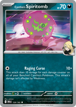 Cynthia's Spiritomb — Destined Rivals 129/182