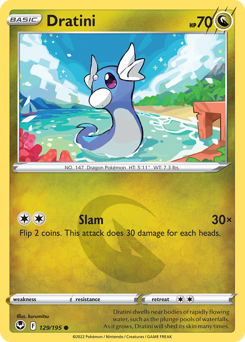 Dratini — Silver Tempest 129/195