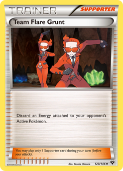 Team Flare Grunt — XY 129/146