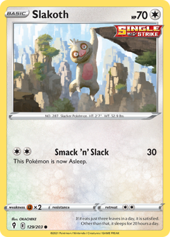 Slakoth — Evolving Skies 129/203