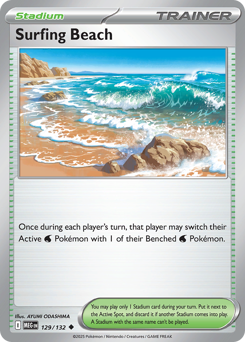 Surfing Beach — Mega Evolution 129/132