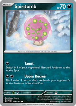 Spiritomb — Scarlet & Violet 129/198