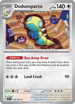 Dudunsparce — Temporal Forces 129/162