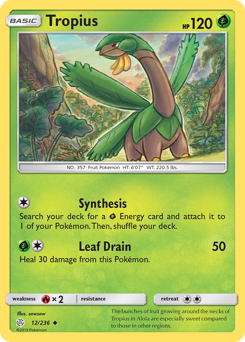 Tropius — Cosmic Eclipse 12/236