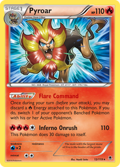 Pyroar — Phantom Forces 12/119