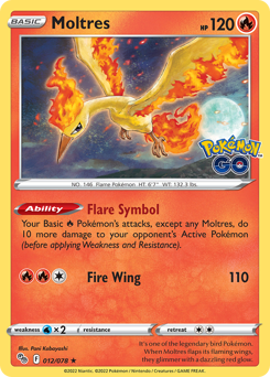 Moltres — Pokémon GO 12/78