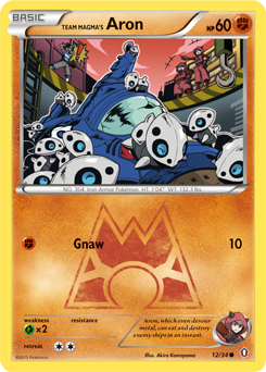 Team Magma's Aron — Double Crisis 12/34