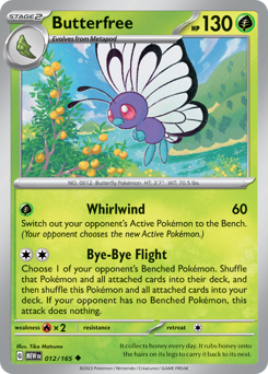 Butterfree — 151 12/165