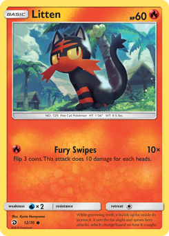 Litten — Dragon Majesty 12/70