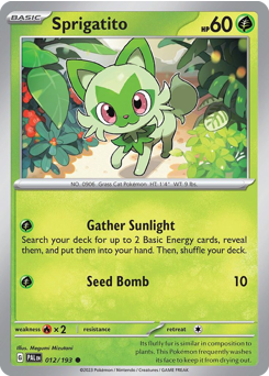 Sprigatito — Paldea Evolved 12/193