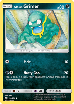 Alolan Grimer — Cosmic Eclipse 130/236