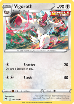 Vigoroth — Evolving Skies 130/203