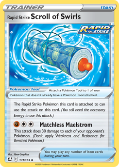 Rapid Strike Scroll of Swirls — Battle Styles 131/163