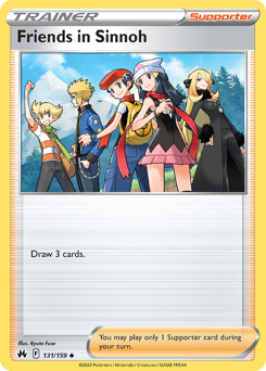 Friends in Sinnoh — Crown Zenith 131/159