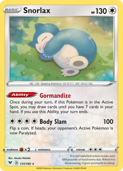 Snorlax — Vivid Voltage 131/185
