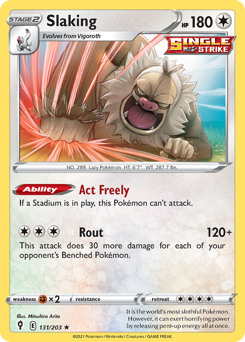Slaking — Evolving Skies 131/203