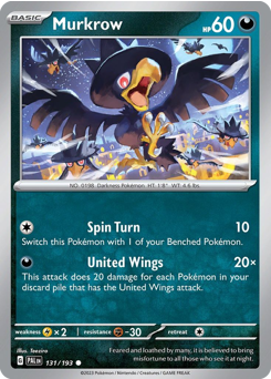 Murkrow — Paldea Evolved 131/193