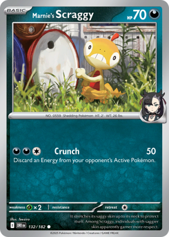 Marnie's Scraggy — Destined Rivals 132/182