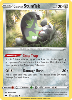 Galarian Stunfisk — Sword & Shield 132/202
