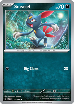 Sneasel — Paldea Evolved 133/193