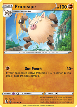 Primeape — Fusion Strike 134/264