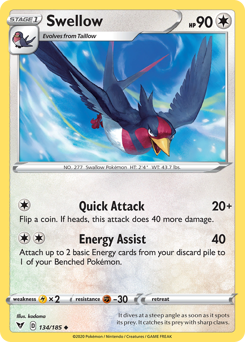 Swellow — Vivid Voltage 134/185