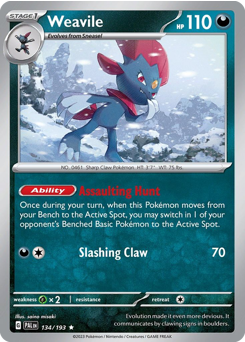 Weavile — Paldea Evolved 134/193