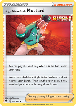 Single Strike Style Mustard — Battle Styles 134/163