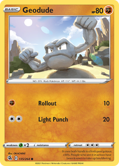 Geodude — Fusion Strike 135/264