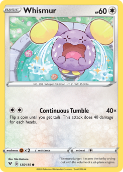Whismur — Vivid Voltage 135/185