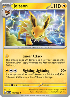 Jolteon — 151 135/165