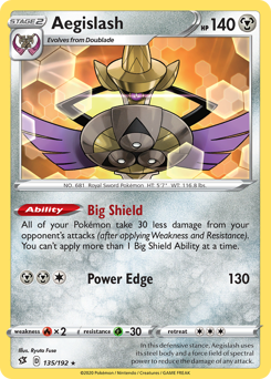 Aegislash — Rebel Clash 135/192
