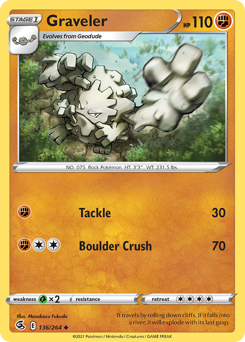Graveler — Fusion Strike 136/264