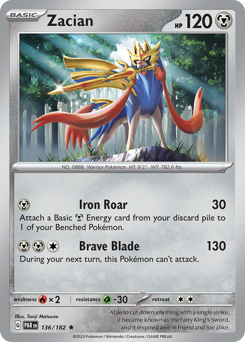 Zacian — Paradox Rift 136/182