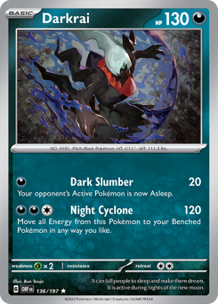 Darkrai — Obsidian Flames 136/197