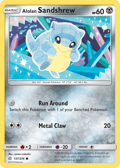 Alolan Sandshrew — Cosmic Eclipse 137/236