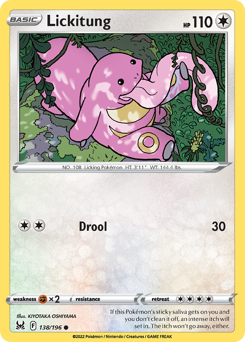 Lickitung — Lost Origin 138/196