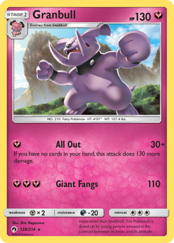 Granbull — Lost Thunder 138/214