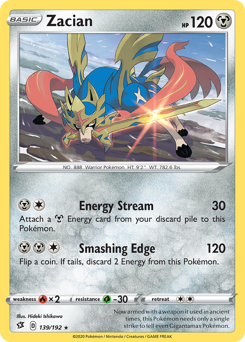 Zacian — Rebel Clash 139/192