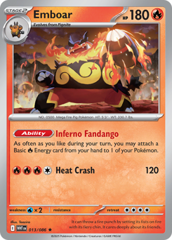 Emboar — White Flare 13/86