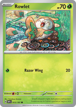 Rowlet — Obsidian Flames 13/197