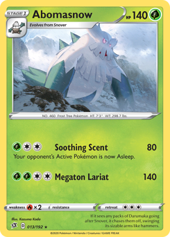 Abomasnow — Rebel Clash 13/192
