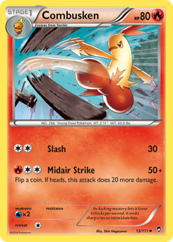 Combusken — Furious Fists 13/111