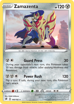 Zamazenta — Rebel Clash 140/192