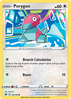 Porygon — Lost Origin 140/196