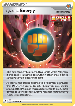 Single Strike Energy — Battle Styles 141/163
